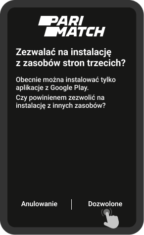 Zezwól na zainstalowanie aplikacji